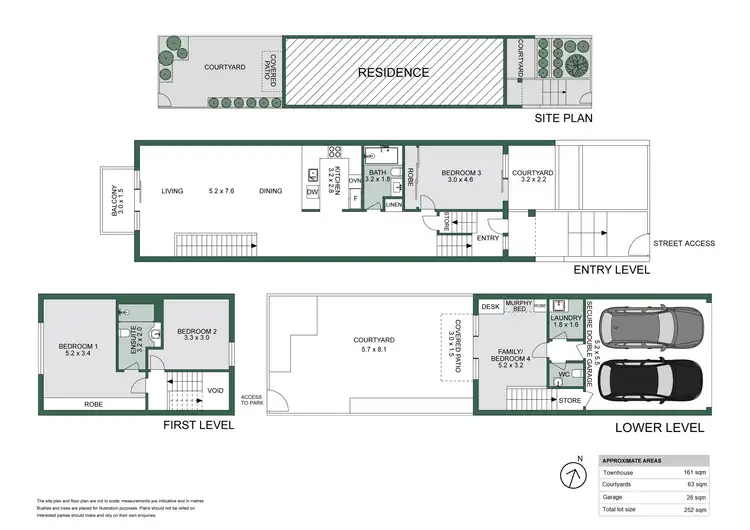 Floorplan of Homely townhouse listing, 1/9 Bayside Street, Lilyfield NSW 2040