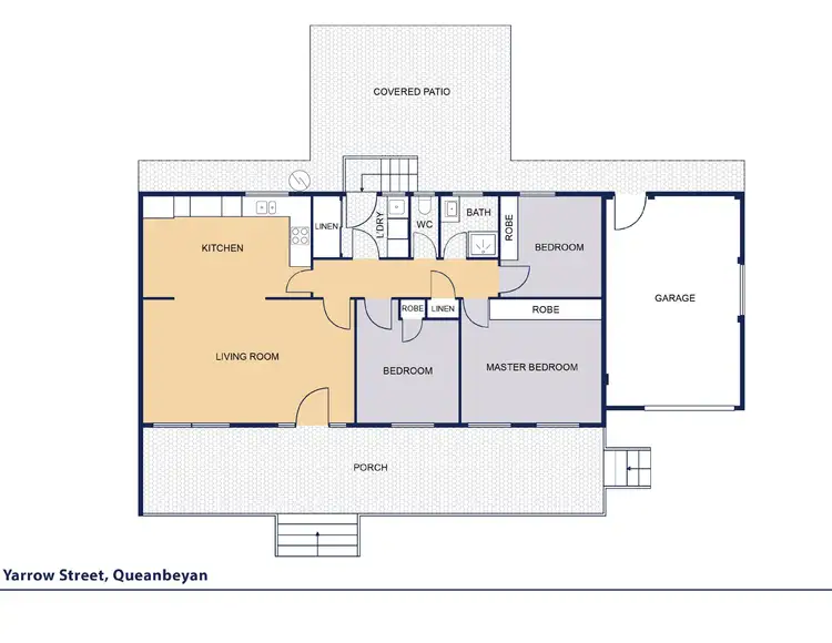 Floorplan of Homely unit listing, 2/11 Yarrow Street, Queanbeyan East NSW 2620
