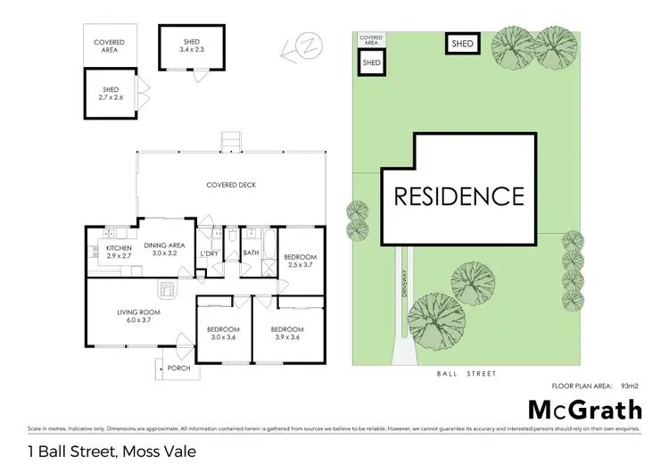 Floorplan of Homely house listing, 1 Ball Street, Moss Vale NSW 2577
