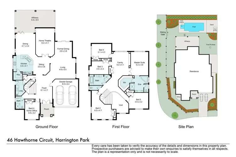 Floorplan of Homely house listing, 46 Hawthorne Circuit, Harrington Park NSW 2567