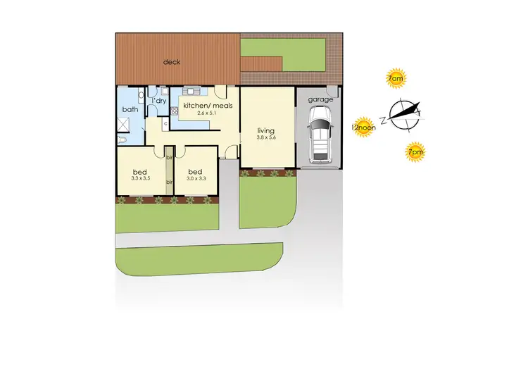 Floorplan of Homely unit listing, 5/33-35 Cranbourne Road, Frankston VIC 3199