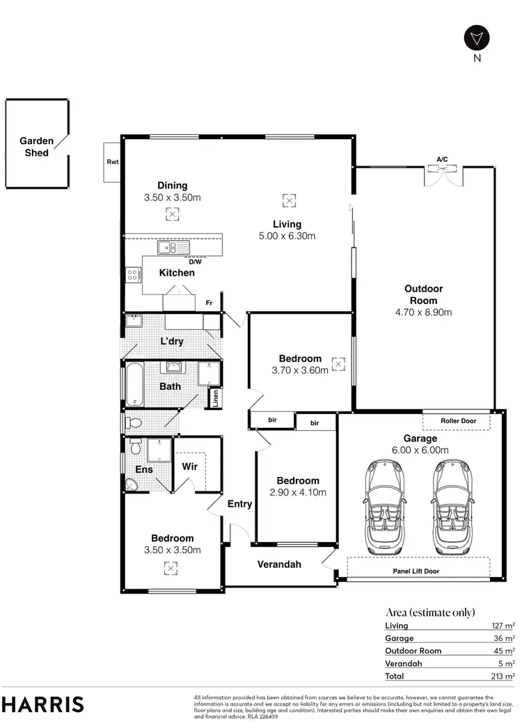 Floorplan of Homely house listing, 12 Missen Avenue, Hayborough SA 5211