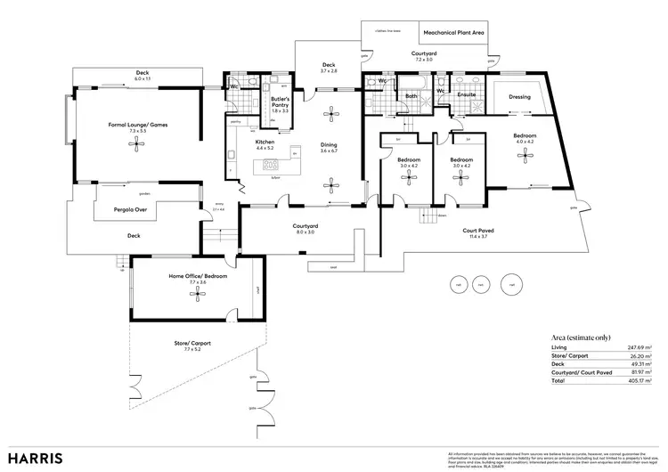 Floorplan of Homely house listing, 1-3 Needlebush Drive, Chiton SA 5211