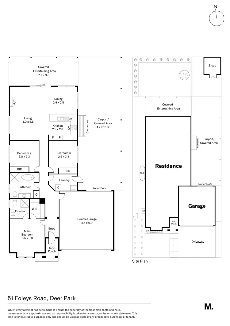 Floorplan of Homely house listing, 51 Foleys Road, Deer Park VIC 3023