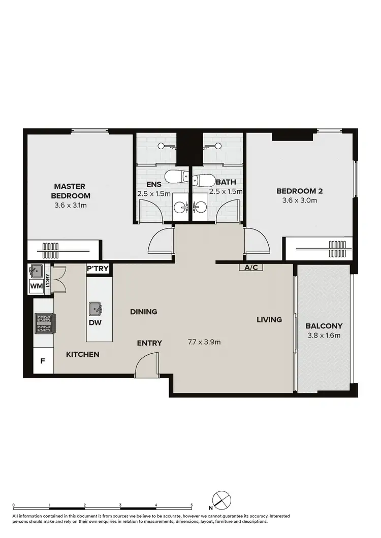 Floorplan of Homely apartment listing, 606/400 Burwood Highway, Wantirna South VIC 3152