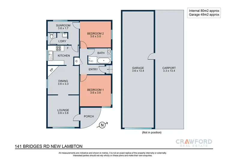Floorplan of Homely house listing, 141 Bridges Road, New Lambton NSW 2305