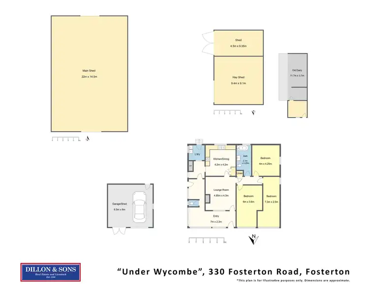 Floorplan of Homely rural property listing, 330 Fosterton Road, Dungog NSW 2420
