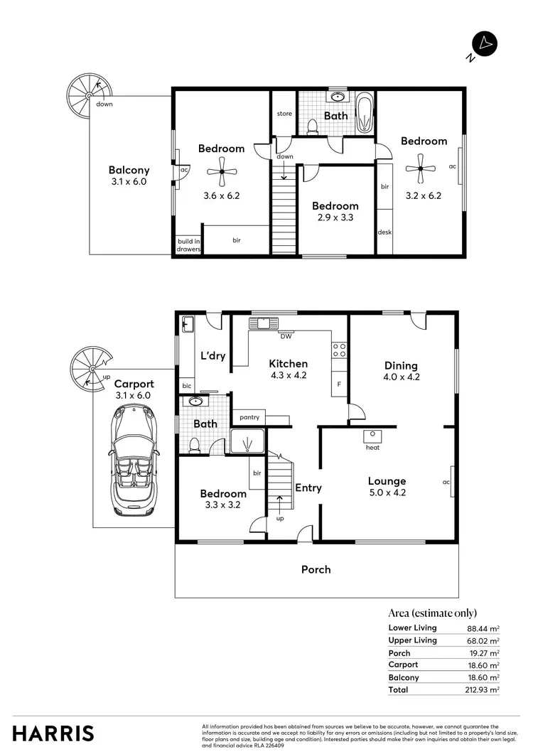 Floorplan of Homely house listing, 8 First Avenue, Bridgewater SA 5155
