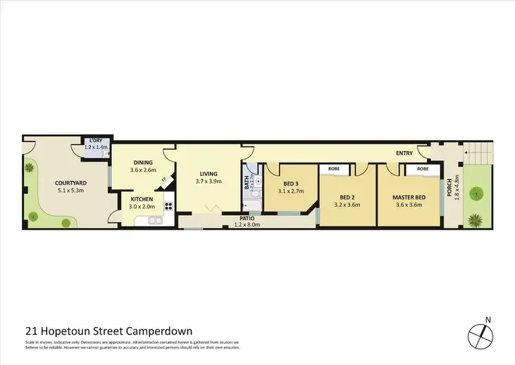 Floorplan of Homely house listing, 21 Hopetoun Street, Camperdown NSW 2050