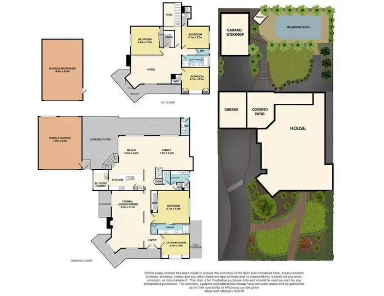 Floorplan of Homely house listing, 12 Rosewood Boulevard, Lysterfield VIC 3156