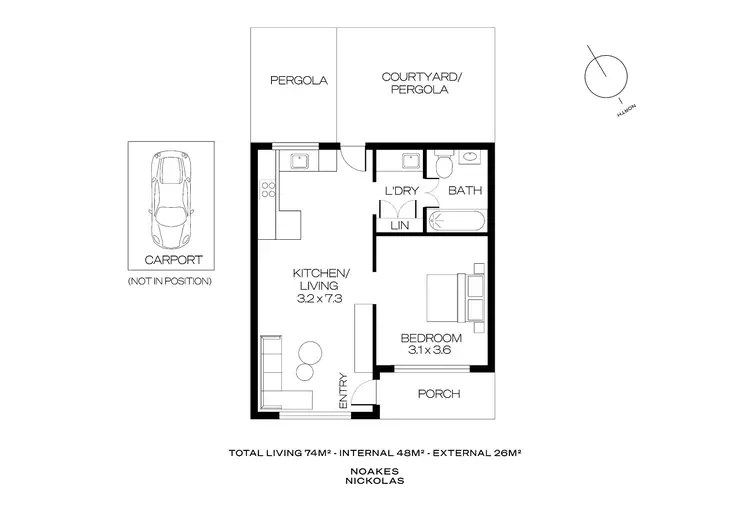 Floorplan of Homely unit listing, 6/70 Davenport Terrace, Richmond SA 5033