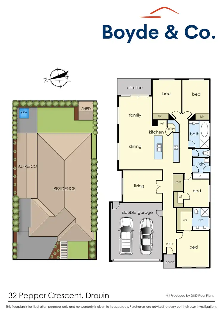 Floorplan of Homely house listing, 32 Pepper Crescent, Drouin VIC 3818