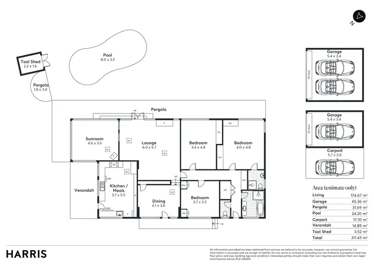 Floorplan of Homely house listing, 118 Piccadilly Road, Crafers SA 5152