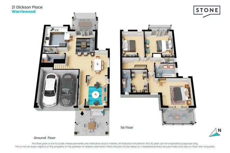 Floorplan of Homely house listing, 21 Dickson Place, Warriewood NSW 2102