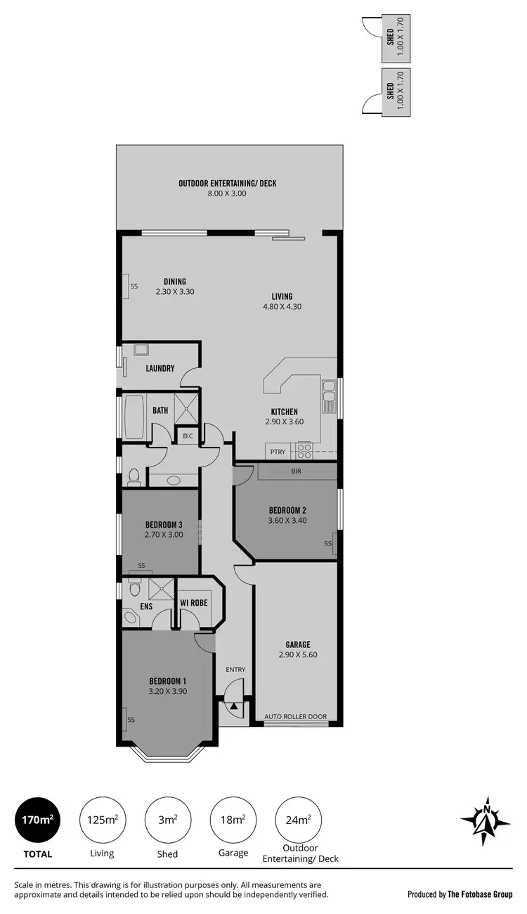 Floorplan of Homely house listing, 14 Meadowbank Terrace, Northgate SA 5085