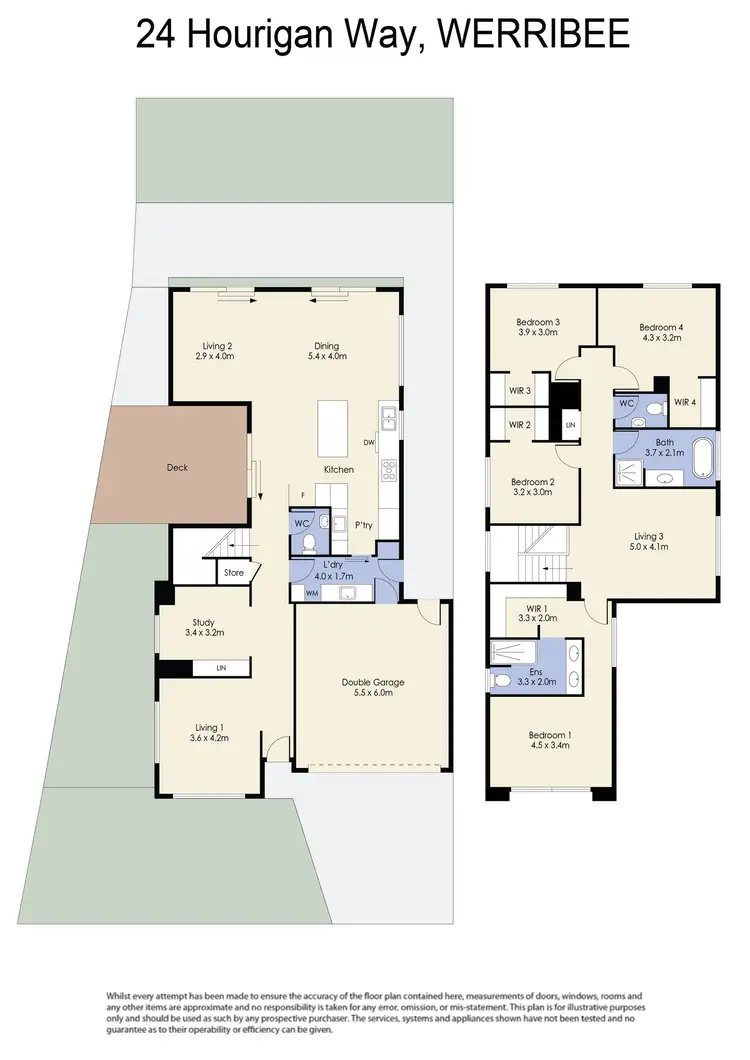 Floorplan of Homely house listing, 24 Hourigan Way, Werribee VIC 3030