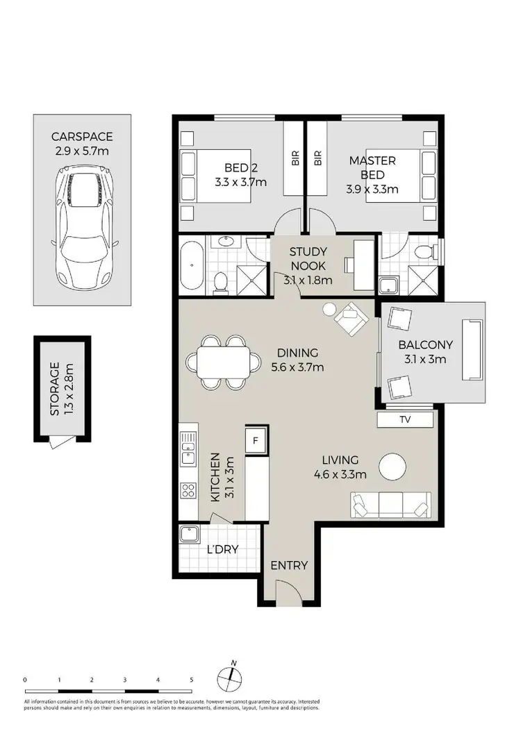 Floorplan of Homely apartment listing, 9/18 Kilbenny Street, Kellyville Ridge NSW 2155