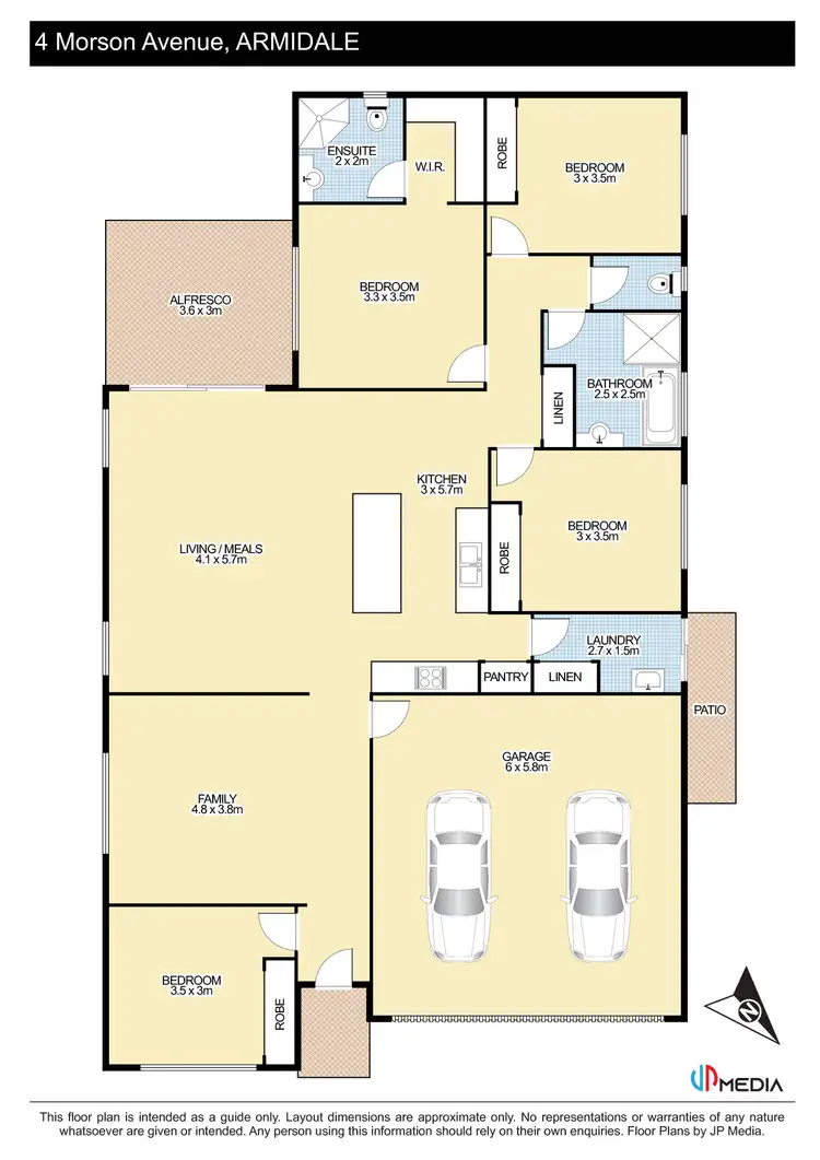 Floorplan of Homely house listing, 4 Morson Avenue, Armidale NSW 2350