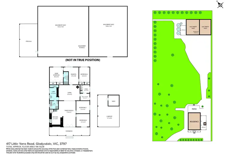 Floorplan of Homely house listing, 417 Little Yarra Road, Gladysdale VIC 3797