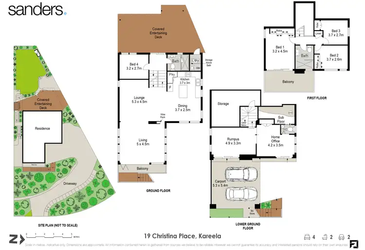 Floorplan of Homely house listing, 19 Christina Place, Kareela NSW 2232