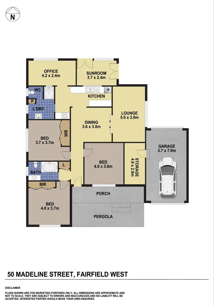 Floorplan of Homely house listing, 50 Madeline Street, Fairfield West NSW 2165