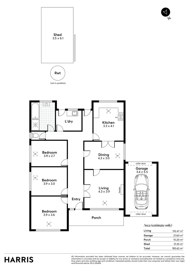 Floorplan of Homely house listing, 104A Reid Avenue, Magill SA 5072