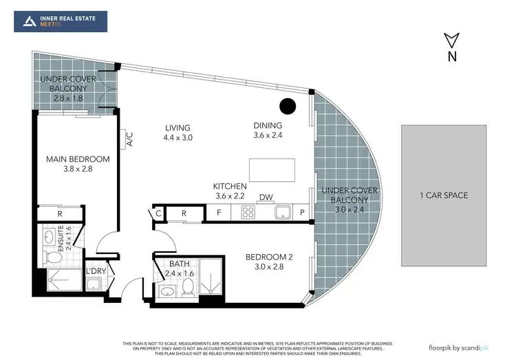 Floorplan of Homely apartment listing, 1907s/889 Collins Street, Docklands VIC 3008