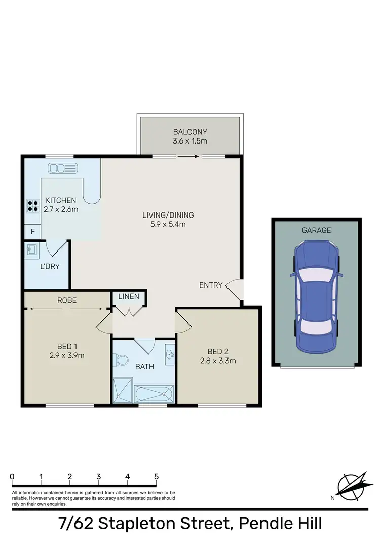 Floorplan of Homely apartment listing, 7/62 Stapleton Street, Pendle Hill NSW 2145