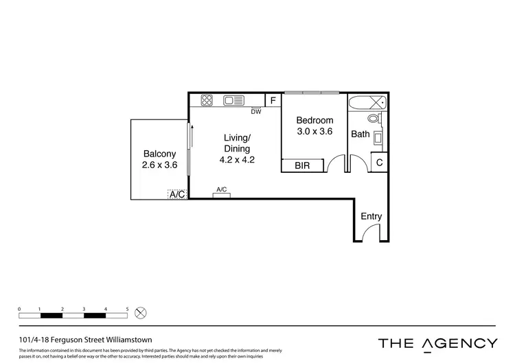Floorplan of Homely apartment listing, 1/4-18 Ferguson Street, Williamstown VIC 3016