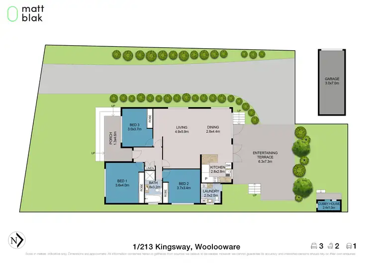 Floorplan of Homely house listing, 1/213 Kingsway, Woolooware NSW 2230