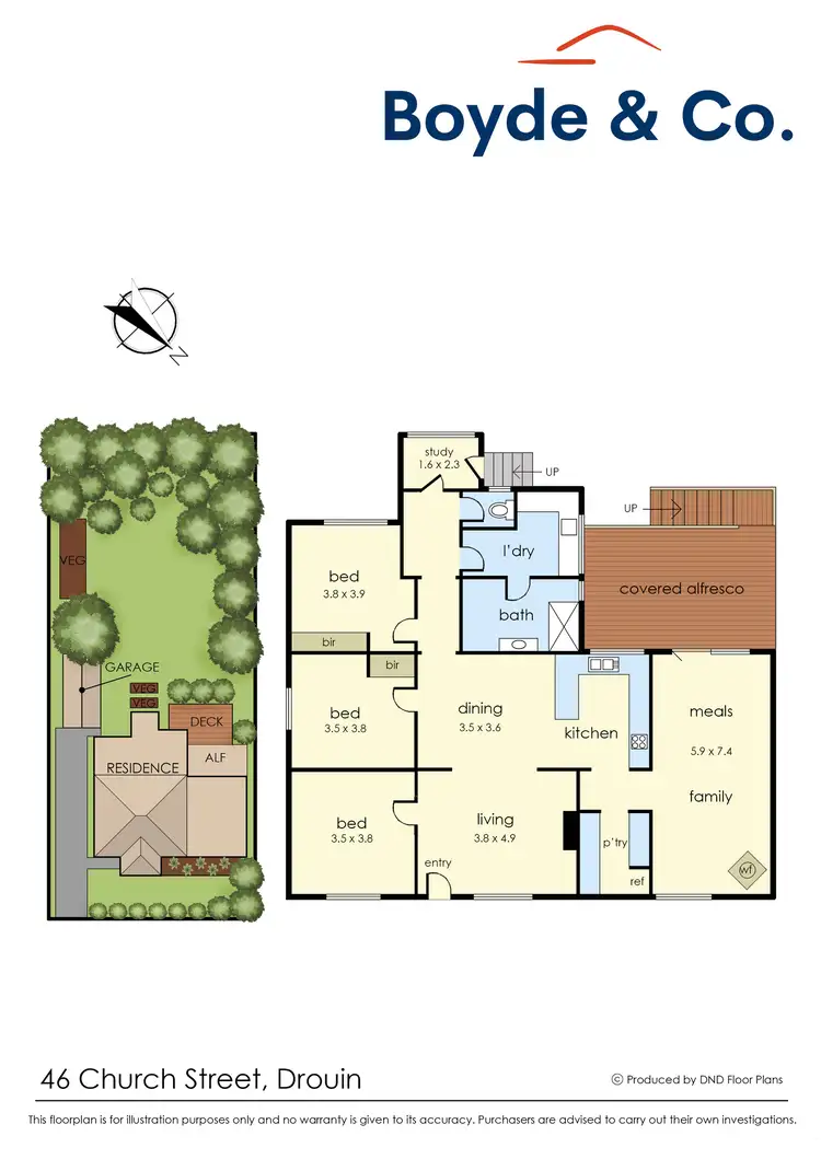 Floorplan of Homely house listing, 46 Church Street, Drouin VIC 3818