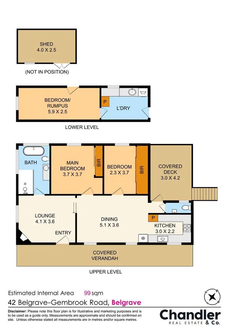 Floorplan of Homely house listing, 42 Belgrave-Gembrook Road, Belgrave VIC 3160