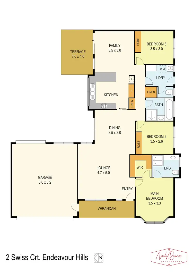Floorplan of Homely house listing, 2 Swiss Court, Endeavour Hills VIC 3802