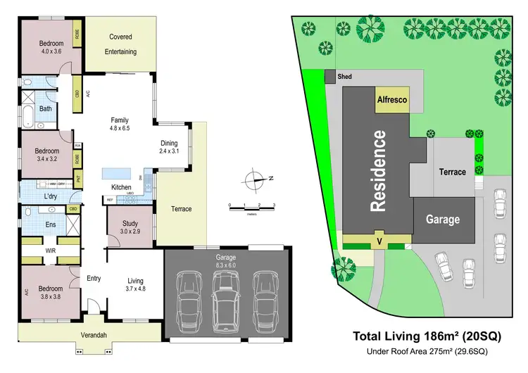 Floorplan of Homely house listing, 13 Lakeside Court, Drouin VIC 3818