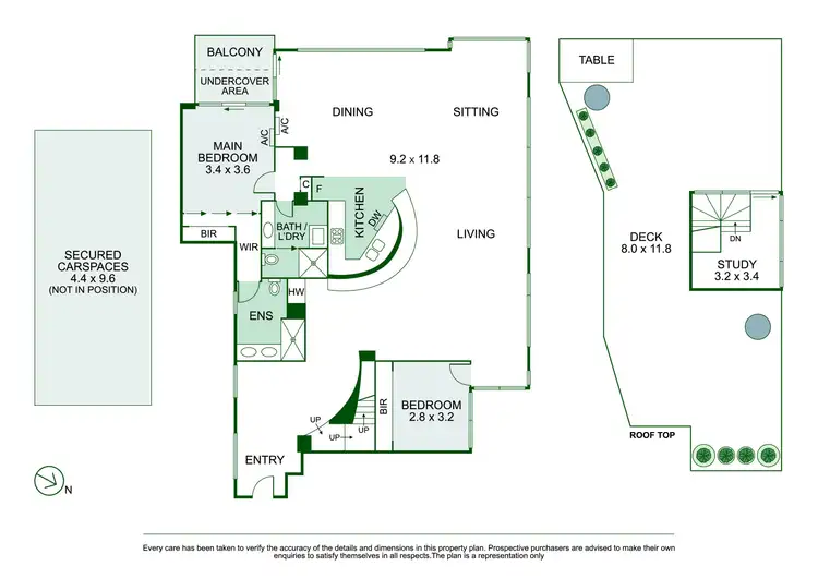 Floorplan of Homely apartment listing, 11/347 Beaconsfield Parade, St Kilda West VIC 3182