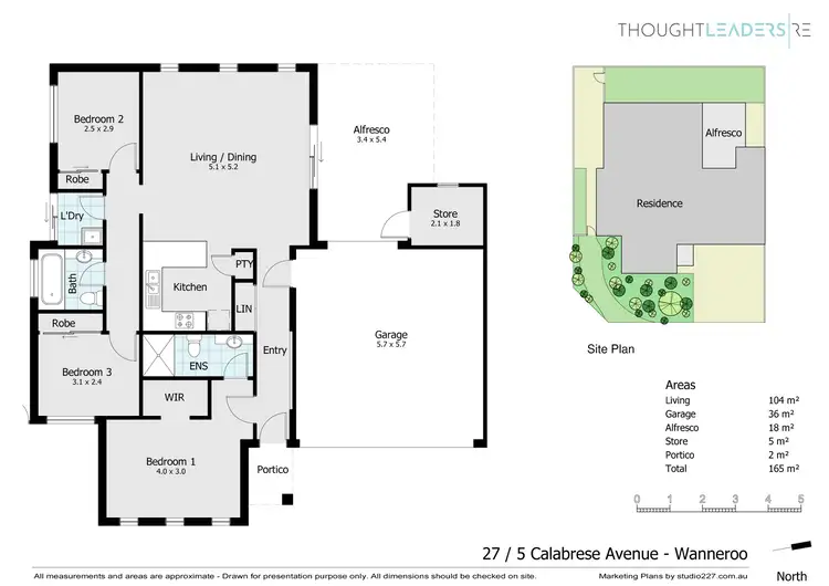 Floorplan of Homely villa listing, 27/5 Calabrese Avenue, Wanneroo WA 6065