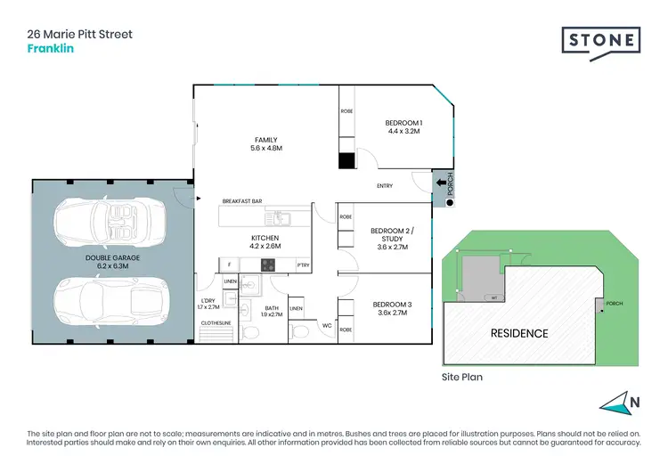 Floorplan of Homely house listing, 26 Marie Pitt Street, Franklin ACT 2913