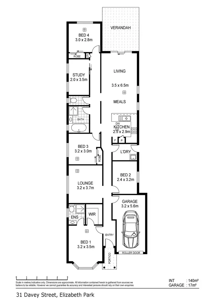 Floorplan of Homely house listing, 31 Davey Street, Elizabeth Park SA 5113