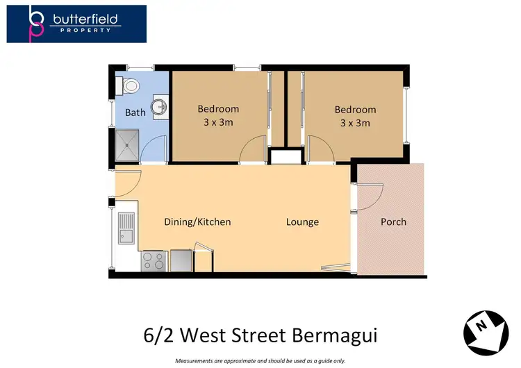 Floorplan of Homely apartment listing, 6/2 West Street, Bermagui NSW 2546