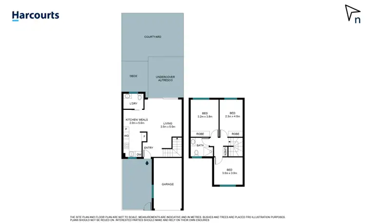 Floorplan of Homely townhouse listing, 1/119 Maitland Road, Islington NSW 2296