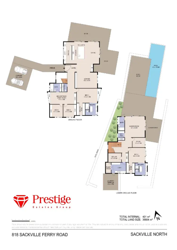 Floorplan of Homely rural property listing, 818 Sackville Ferry Road, Sackville North NSW 2756