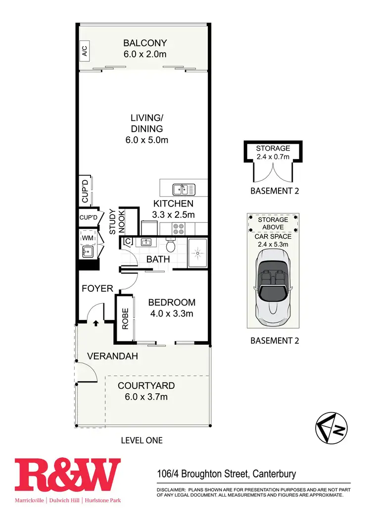 Floorplan of Homely apartment listing, 106/4 Broughton Street, Canterbury NSW 2193