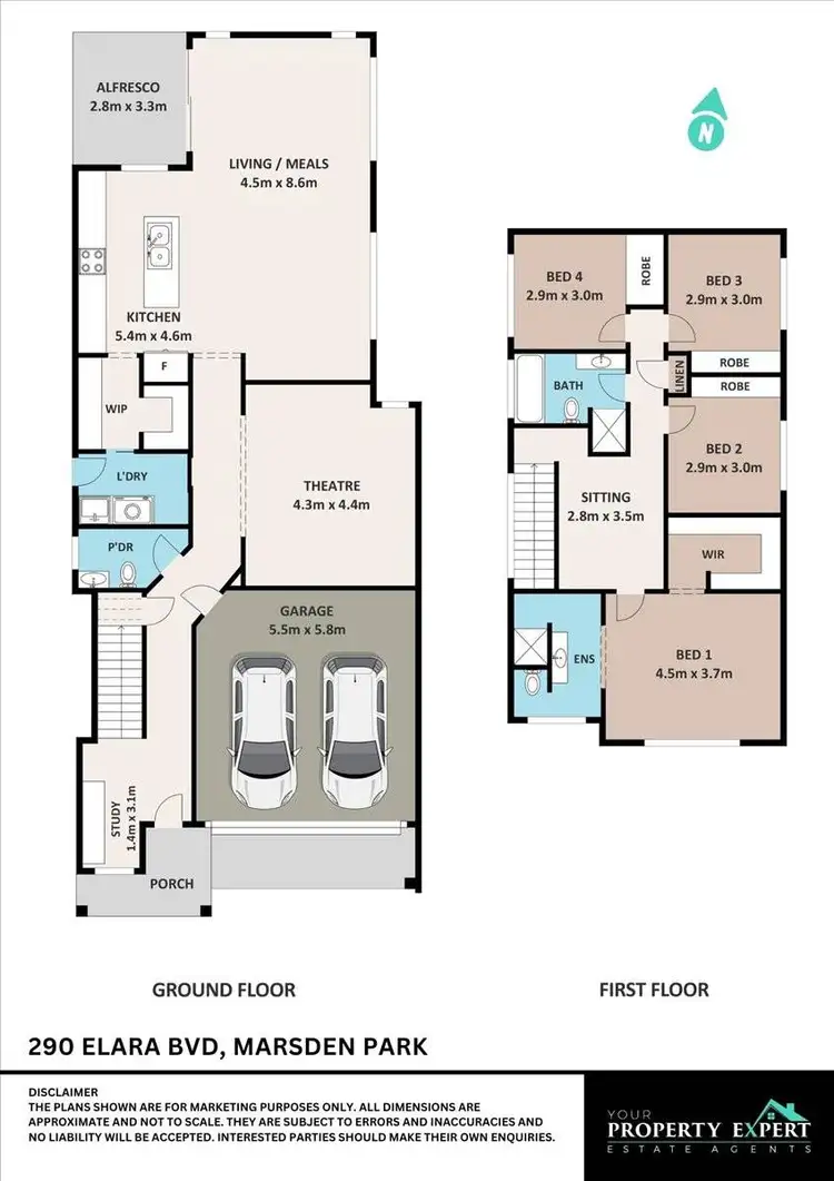 Floorplan of Homely house listing, 290 Elara Boulevard, Marsden Park NSW 2765