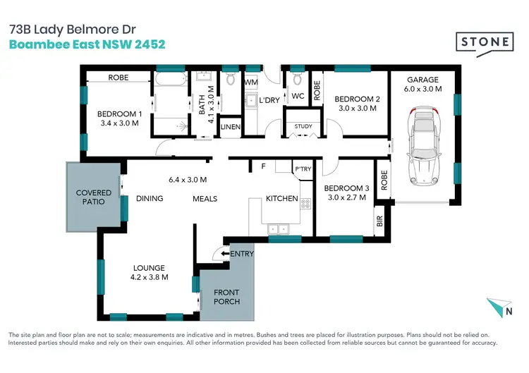 Floorplan of Homely house listing, 73B Lady Belmore Drive, Boambee East NSW 2452