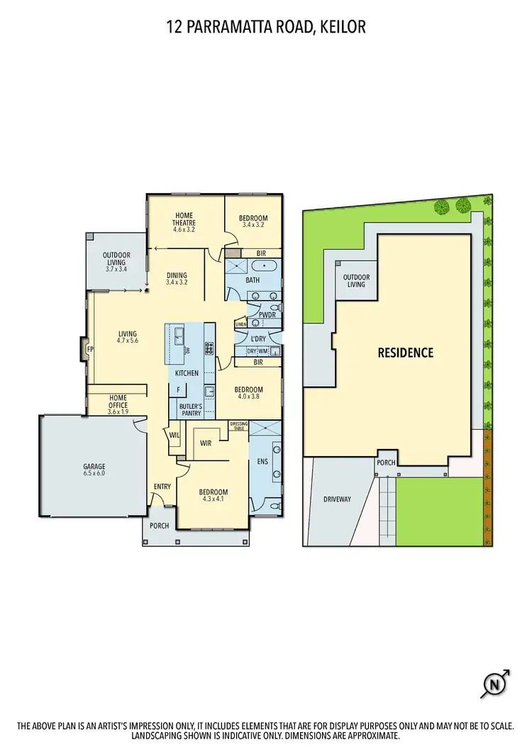 Floorplan of Homely house listing, 12 Parramatta Road, Keilor VIC 3036