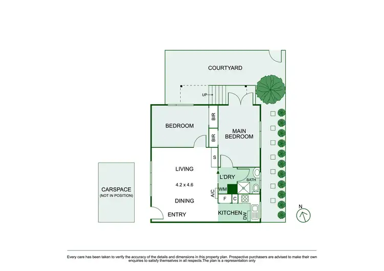 Floorplan of Homely apartment listing, 1/16 Fulton Street, Armadale VIC 3143