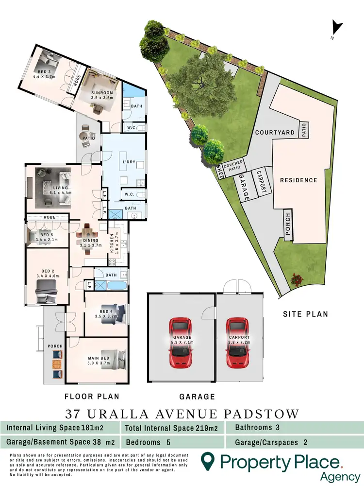 Floorplan of Homely house listing, 37 Uralla Avenue, Padstow NSW 2211