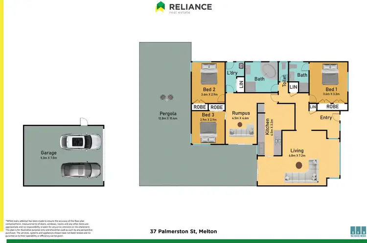 Floorplan of Homely house listing, 37 Palmerston Street, Melton VIC 3337