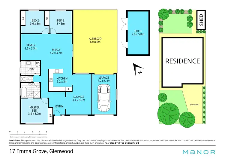 Floorplan of Homely house listing, 17 Emma Grove, Glenwood NSW 2768