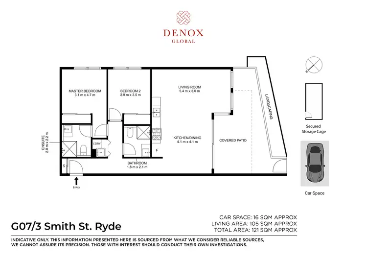 Floorplan of Homely apartment listing, G07/3 Smith Street, Ryde NSW 2112